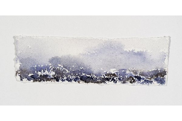 Making Space XXXV, aquarelle sur papier Saint Armand, 9x3p.